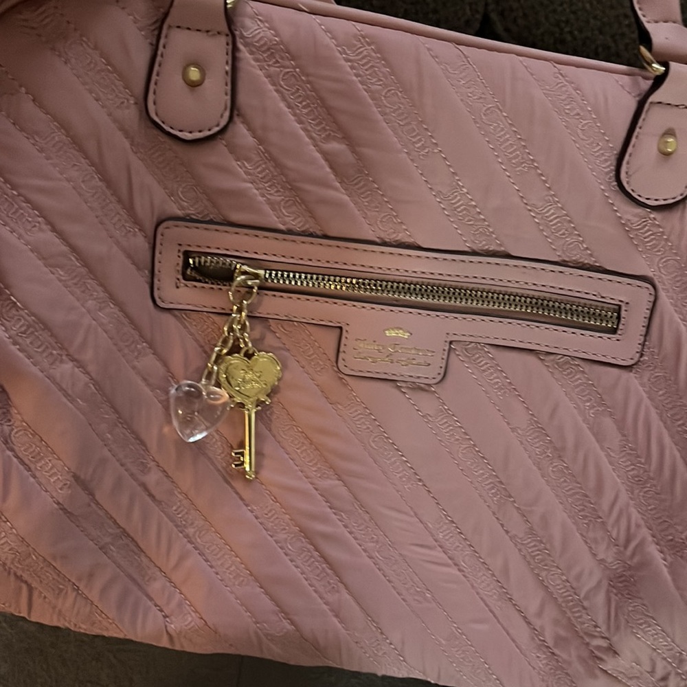 Juicy Couture Pink Duffel Bag